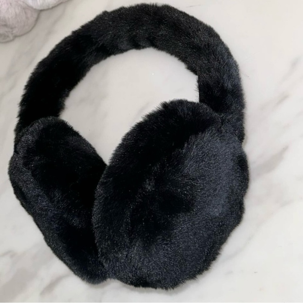CC Black Adjustable Fuzzy Earmuffs - Picture 9 of 11